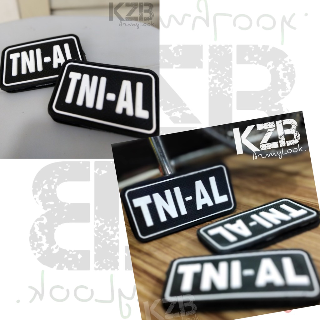 Patch Rubber Velcro TNI-AL