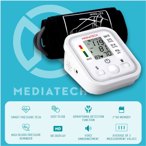 Tensimeter LENGAN Digital Otomatis Mediatech BPA - 01V Kemenkes AKL 20501124815 - B46006