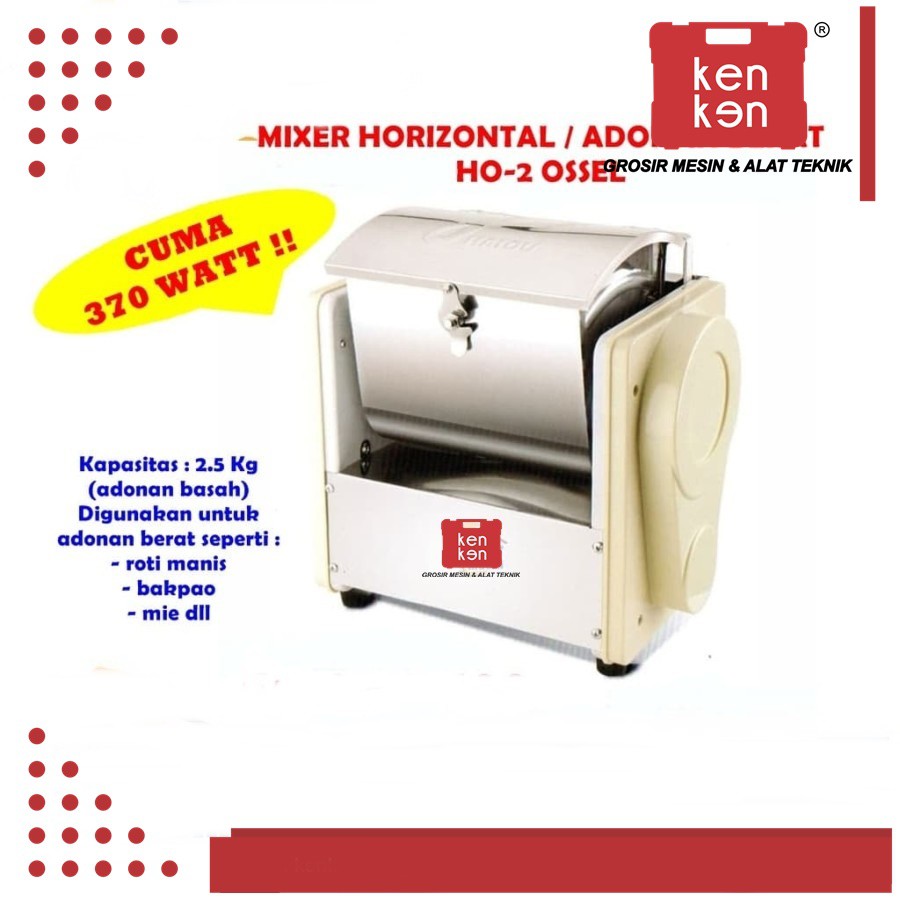 OSSEL Mixer Adonan Horizontal Ossel Mixer Horizontal Mixer Adonan Berat OSSEL