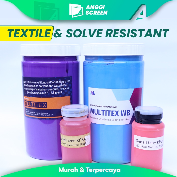 Obat Afdruk Multitex screen emulsion