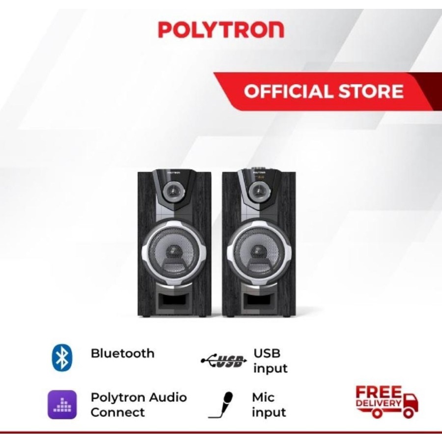 POLYTRON Speaker Active PAS8F12 / PAS-8F12 Bluetooth Garansi Resmi