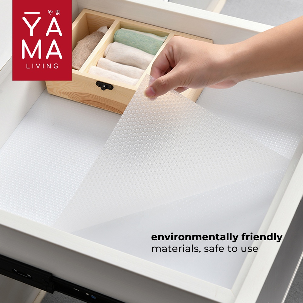 YAMA SORA Waterproof Mat Alas Laci Transparan Kabinet Lemari Dapur Anti Slip