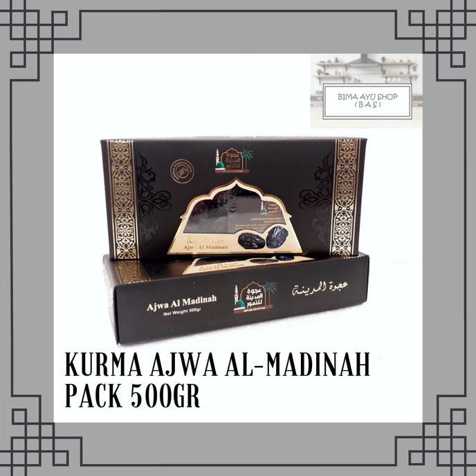 

Kurma Manis / Buah Kurma / Kurma Ajwa Al-Madinah Pack 500Gr - Harga Normal Ready