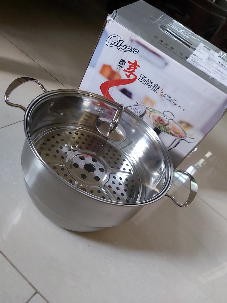 Panci Kukus Steamer Kukusan Dandang Stainless Steel 24 Cm