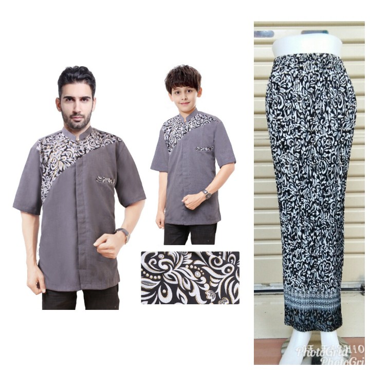 Couple Rok Plisket Jumbo Atreyi Dan Kemeja Koko Ayah dan Couple Rok Plisket Jumbo Atreyi Dan Kemeja Koko Ayah dan