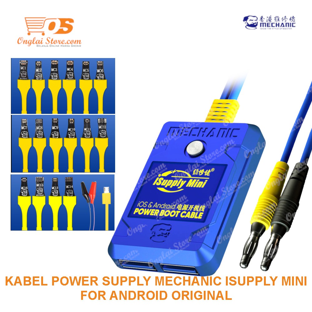 KABEL POWER SUPPLY MECHANIC ISUPPLY MINI FOR ANDROID ORIGINAL