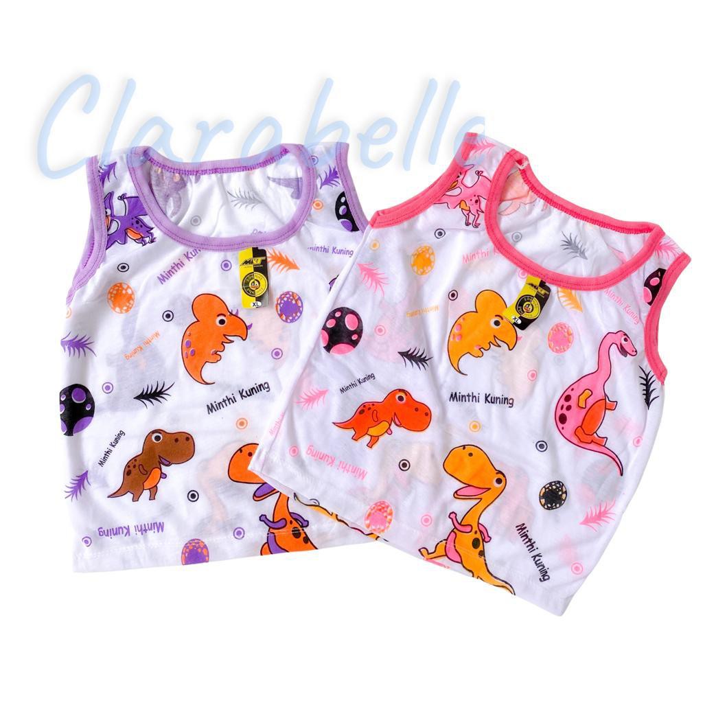 Singlet Anak karakter unisex Motif DINO Full Sablon.