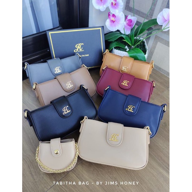 TABITHA ❤️ GRATIS BOX ❤️ BAG JIMSHONEY BELI 1 GRATIS 1 2 IN 1 TERBARU KUALITAS IMPORT