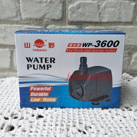 YAMANO WP 3600 WP3600 mesin pompa celup kolam hidroponik aquarium aquascape