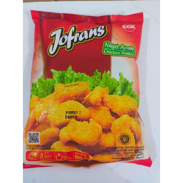 

Chicken Nugget Jofrans 500gr