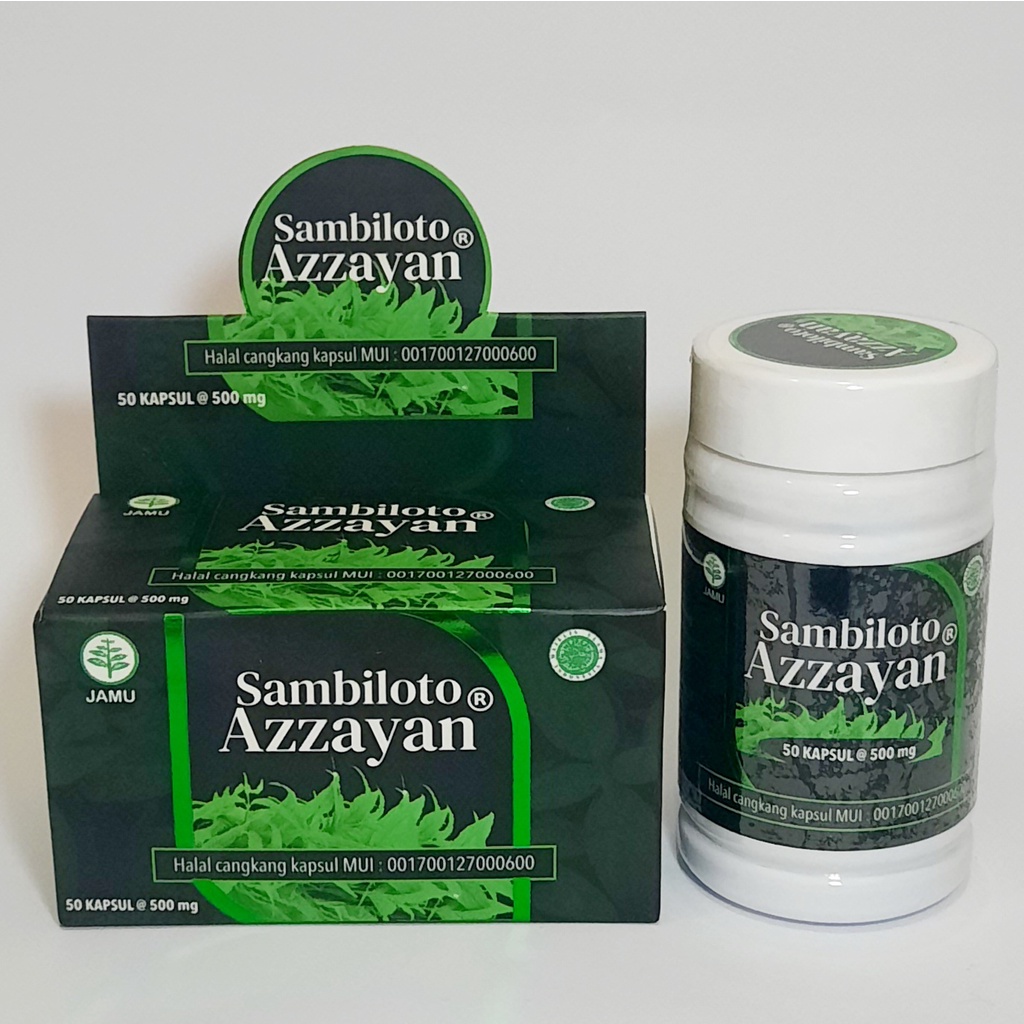 Sambiloto Azzayan Herbal Sambiloto Kapsul Antibiotik Alami