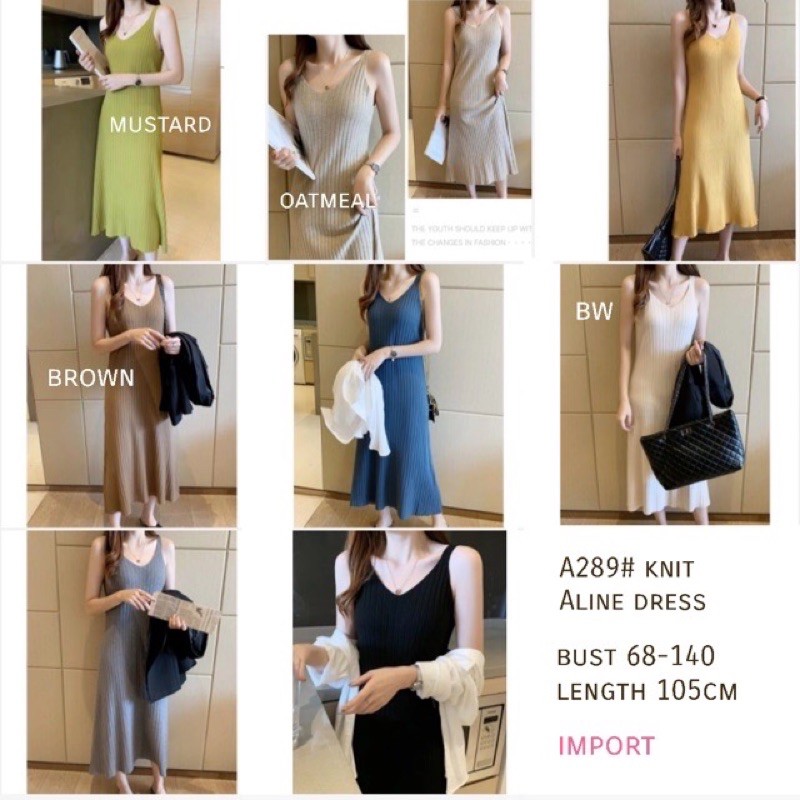 Dress Aline import korean style