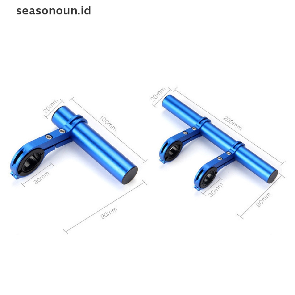 (seasonoun) Bracket Extender Stang Sepeda 20cm Holder Lampu Senter