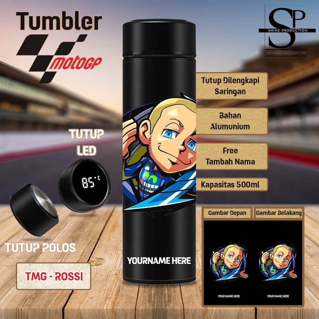Tumbler Botol Minum MotoGP Custom Nama