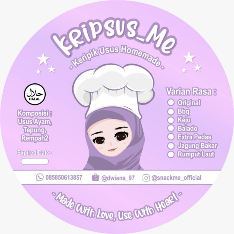 

Kripsus_Me "Keripik Usus Homemade