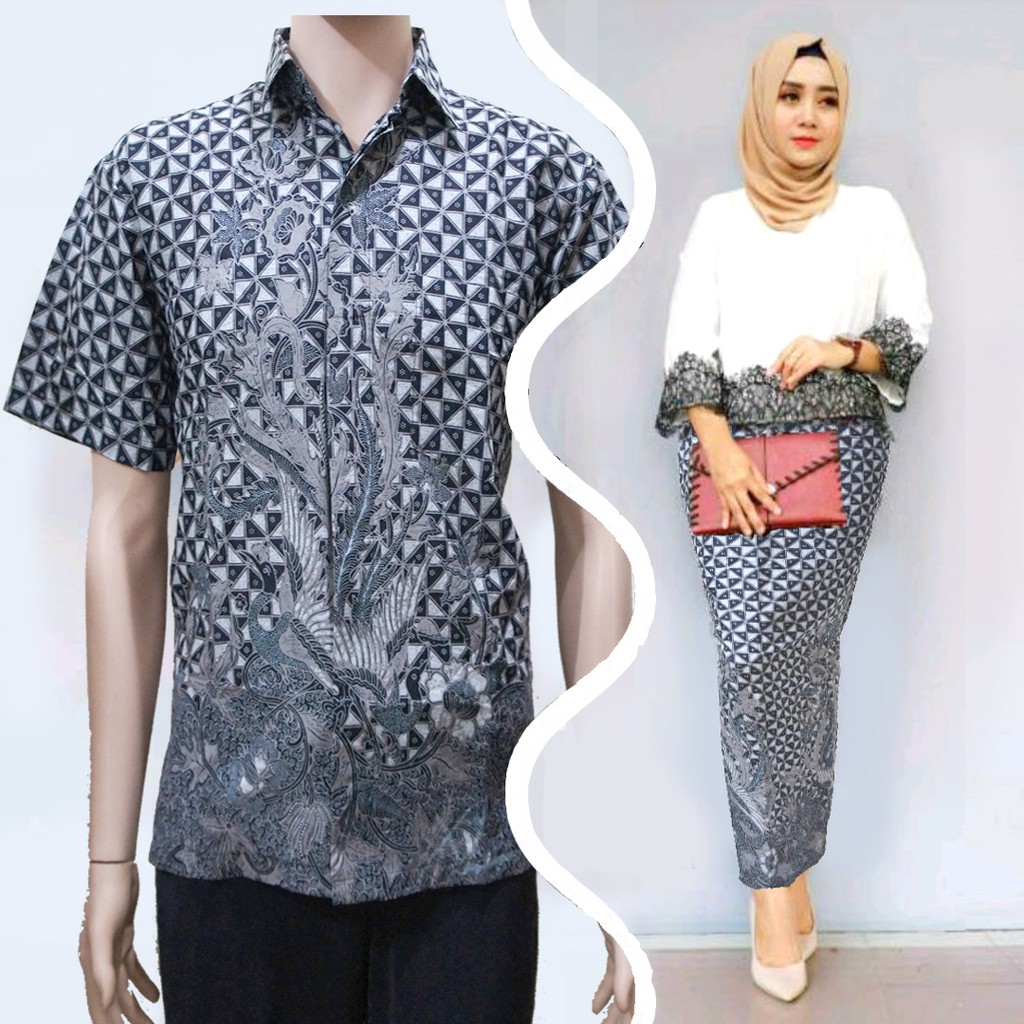 Batik Couple Stelan brokat --- Sarimbit Batik Brokat