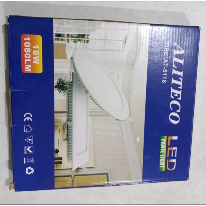Downlight Panel LED 18 Watt Aliteco Ultra Thin