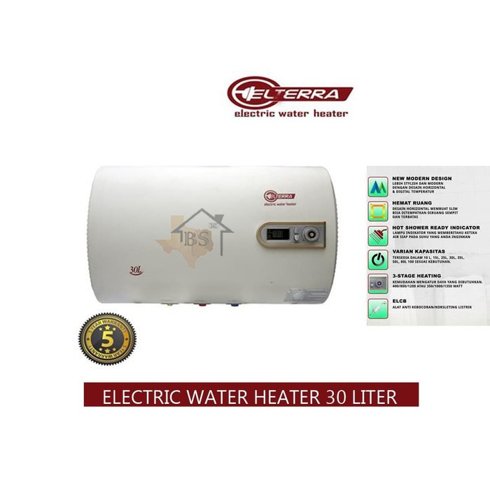 WATER HEATER HANDAL ELTERRA PEMANAS AIR LISTRIK ELTERRA HE30 30 LITER