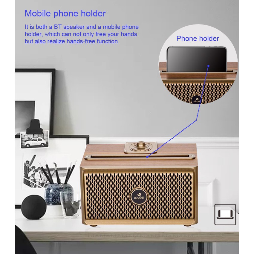 Speaker Laptop / Komputer Luxury Design G1 Classis Wireless Speaker