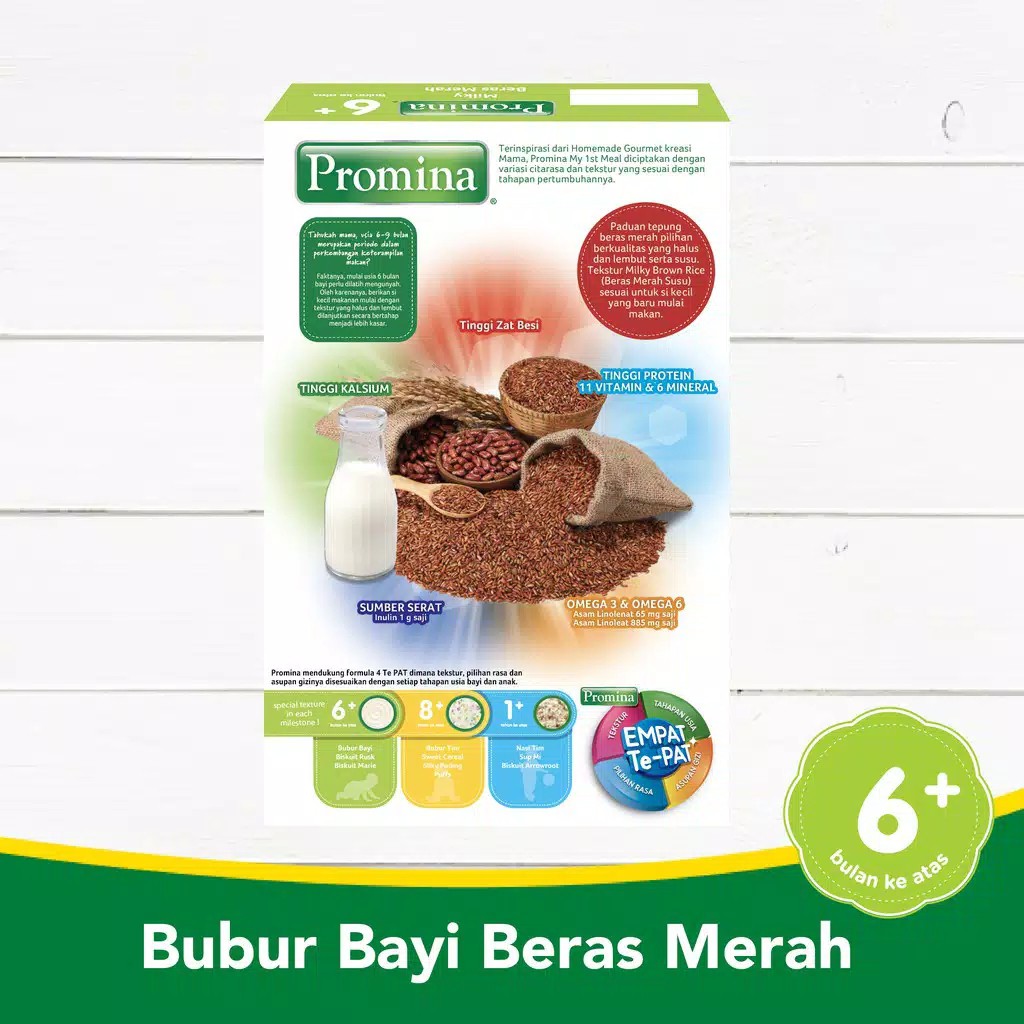 Promina BC Beras Merah Box 120gr