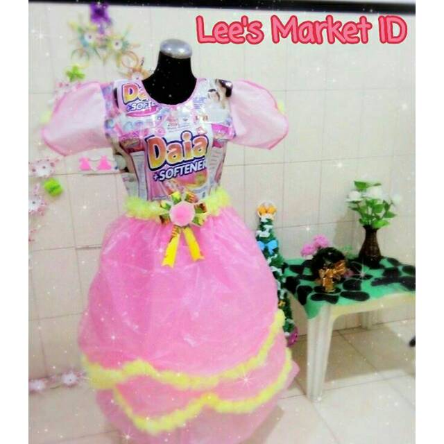 Lmi Baju Daur Ulang Daia Pinky Dress