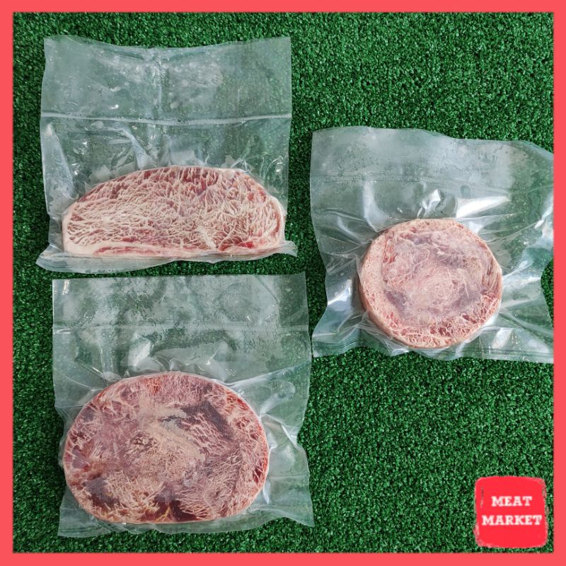 

Wagyu Meltiq Steak Series: Tenderloin Meltiq/ Sirloin Meltiq/ Striploin Meltiq