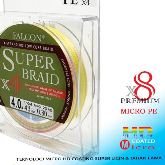 ➽ Senar Pe X4 Falcon Super Braid 150M ➵