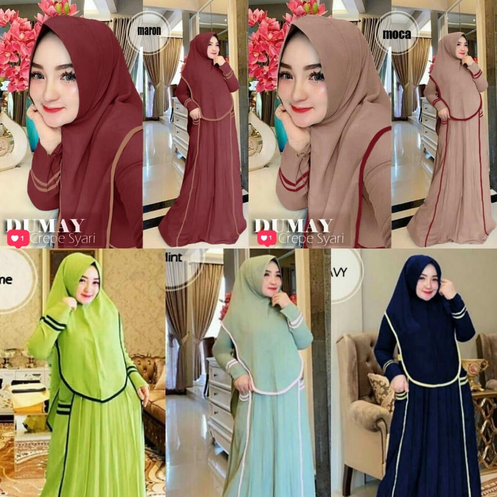 SYARI DUMAY BUSANA WANITA HIJAB / GAMIS FASHION MUSLIM