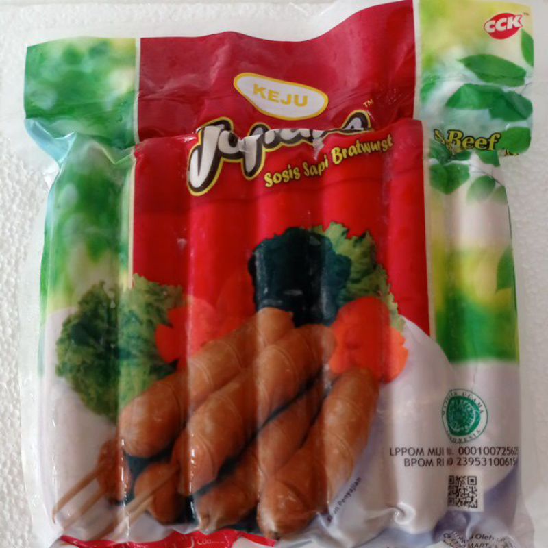 

Jofrans Sosbak Sapi Bratwurst Keju 500g