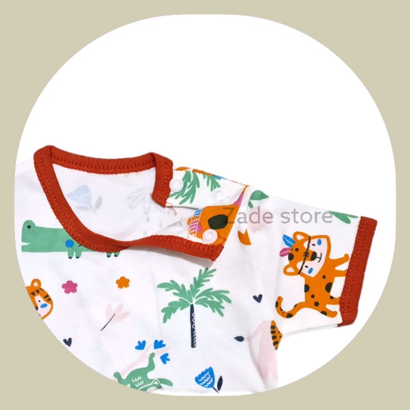 SNI Jumper bayi Joel Bodysuit baby newborn 0-6 bulan kaos bayi motif unisex kaos bayi katun jumsuit bayi atasan bayi topi kupluk sarung tangan kaki bayi baru lahir