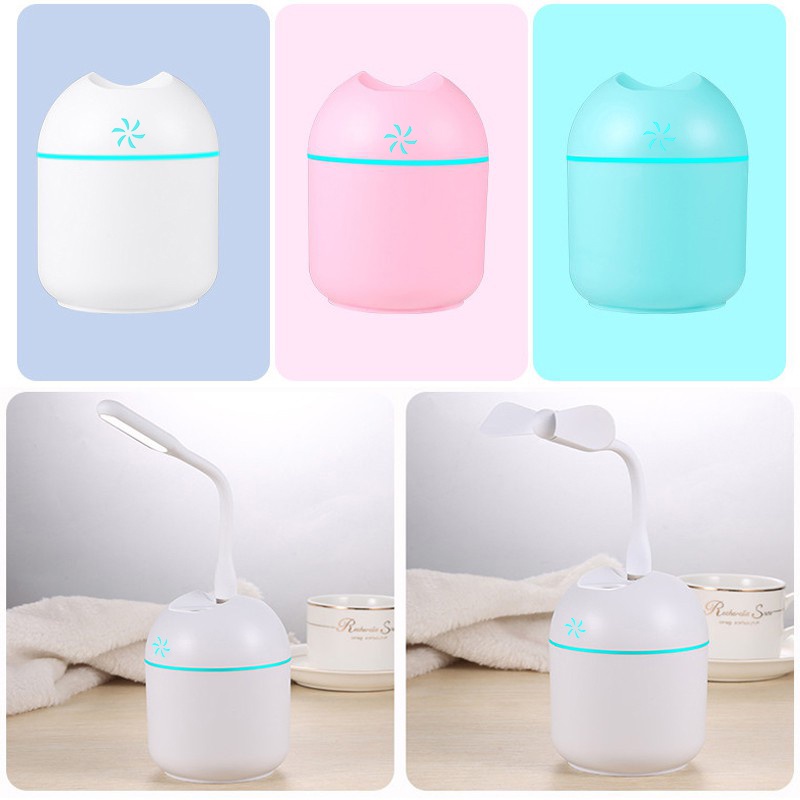 Moi 250ML Humidifier Diffuser USB Mini Air Purifier Aromatherapy Essential Oil Difuser