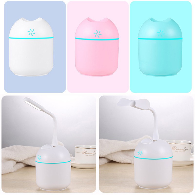 Moi 250ML Humidifier Diffuser USB Mini Air Purifier Aromatherapy Essential Oil Difuser