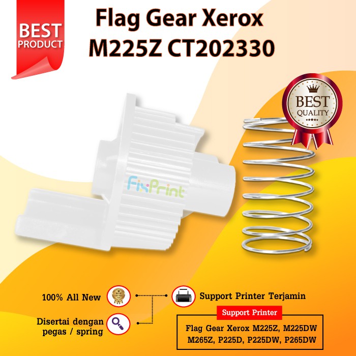 Flag Gear Xerox M225 M225DW M225Z , Reset Gear Printer Xerox P265 P265DW P265Z