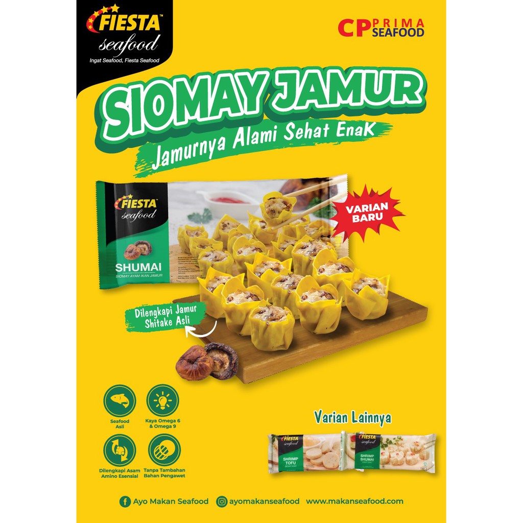 

FIESTA SEAFOOD SHRIMP SHUMAI 180GR