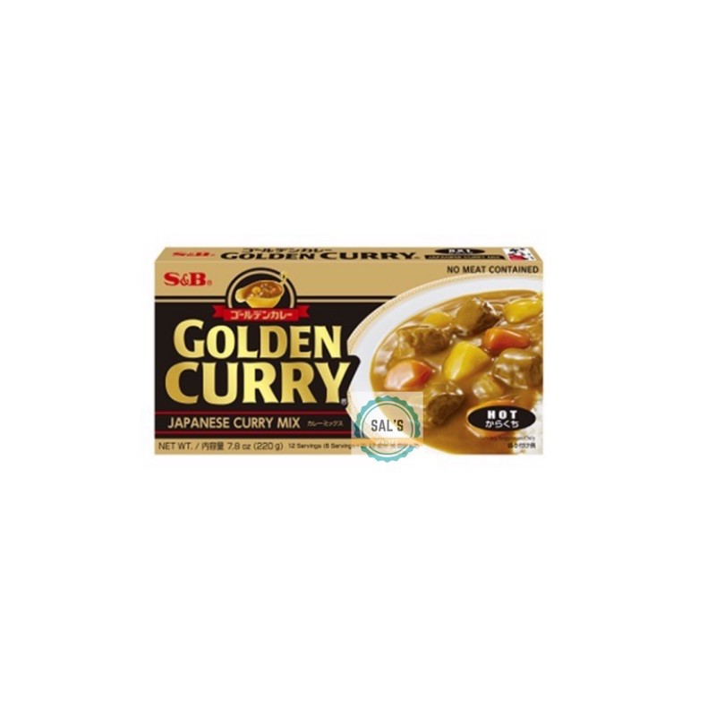 

S&B Golden Curry Hot 220 gr Bumbu Kari Blok Jepang