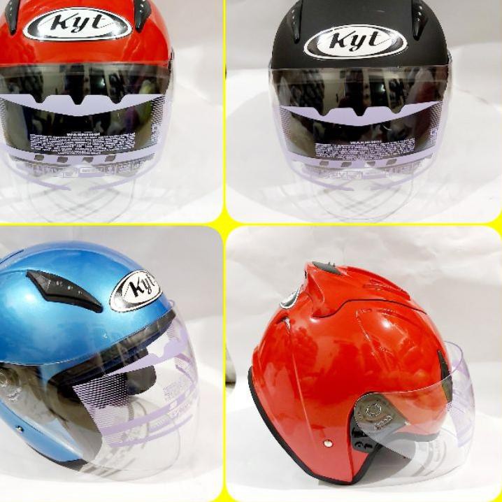 

Terbatas Helm galaxy polos stiker INK packing BOX+BUBBLE wrap EJH