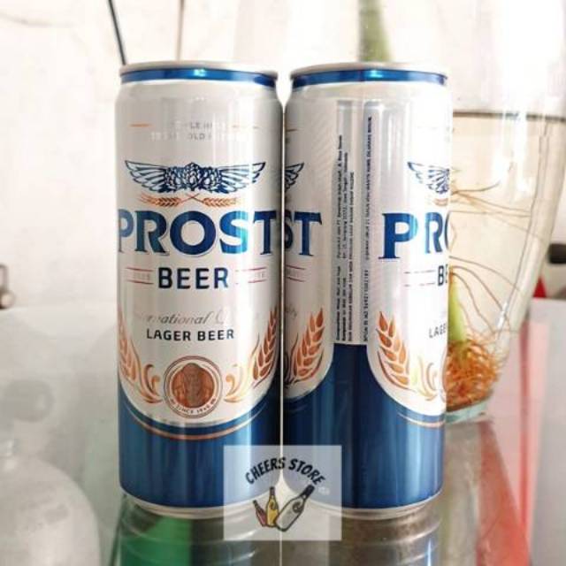 ORIGINAL ASLI ORI Murah Termurah Resmi BPOM Bir Beer Prost Lager Can Kaleng 330 ml 330ml Minuman