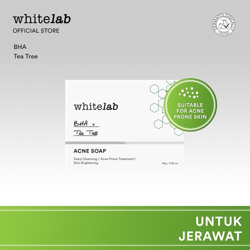 BPOM Whitelab Acne Soap Sabun Jerawat Whitelab Sabun Batang Sabun Cuci Muka Jerawat
