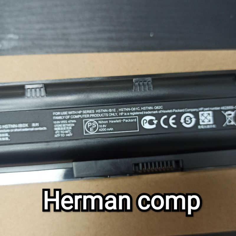 Original Baterai Laptop NoteBook Hp Compaq Presario Pavilion MU06 MU06XL MU09 MU09XL