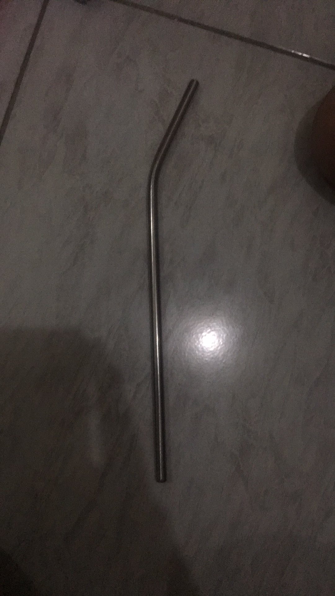 Sedotan Stainless Steel Bengkok Stain Less Straw Sedotan Lengkung Ramah Lingkungan Cafe Restoran