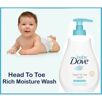 ★ BB ★ Baby Dove Hair to Toe Wash Rich Moisture - Body Wash - Sabun Mandi 2 in 1