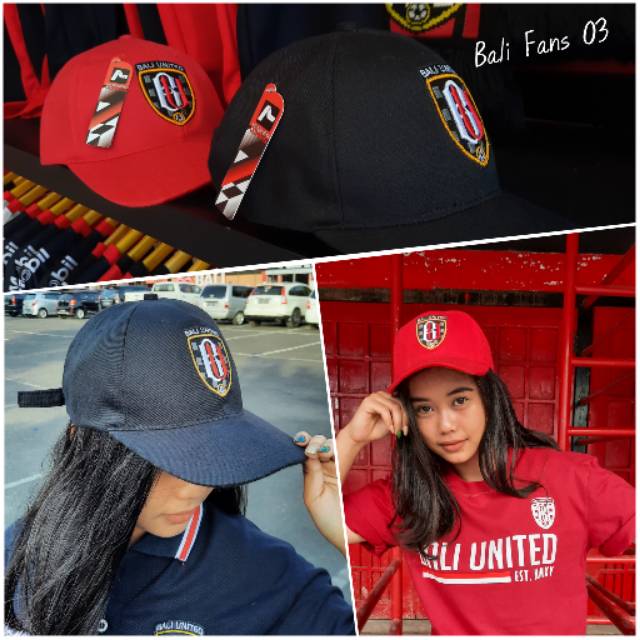 Topi Bali United Bordir