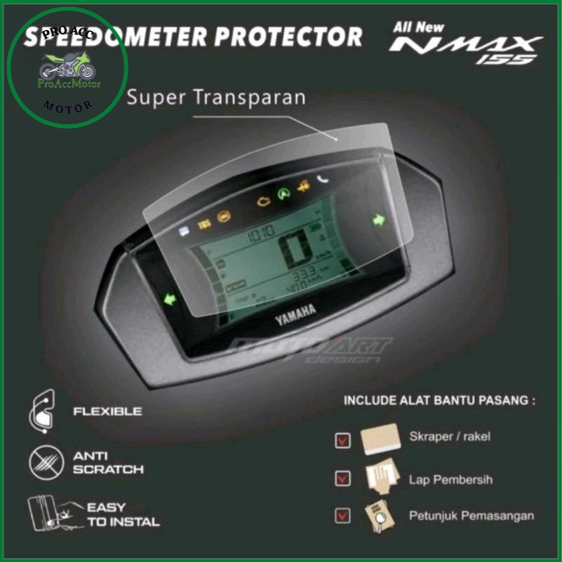 Stiker Antigores spidometer New Nmax 2020 - 2021