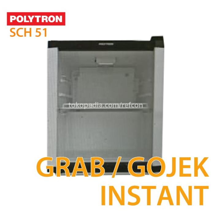 MURAH Showcase Chiller Mini Polytron SCH 51 / SCH51 Grab / Gojek Instant