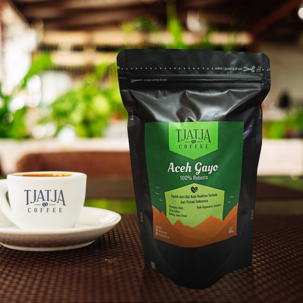 

Kopi Robusta Aceh Gayo - Tjatja Coffee - 200gr