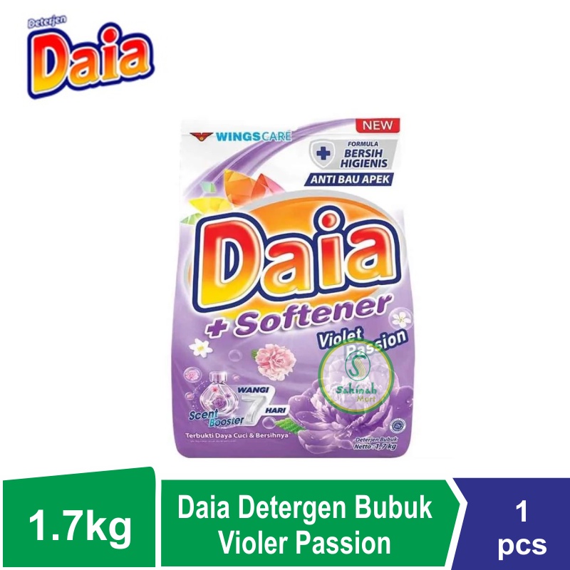 Daia Detergen Plus Softener Violet 1.7 Kg