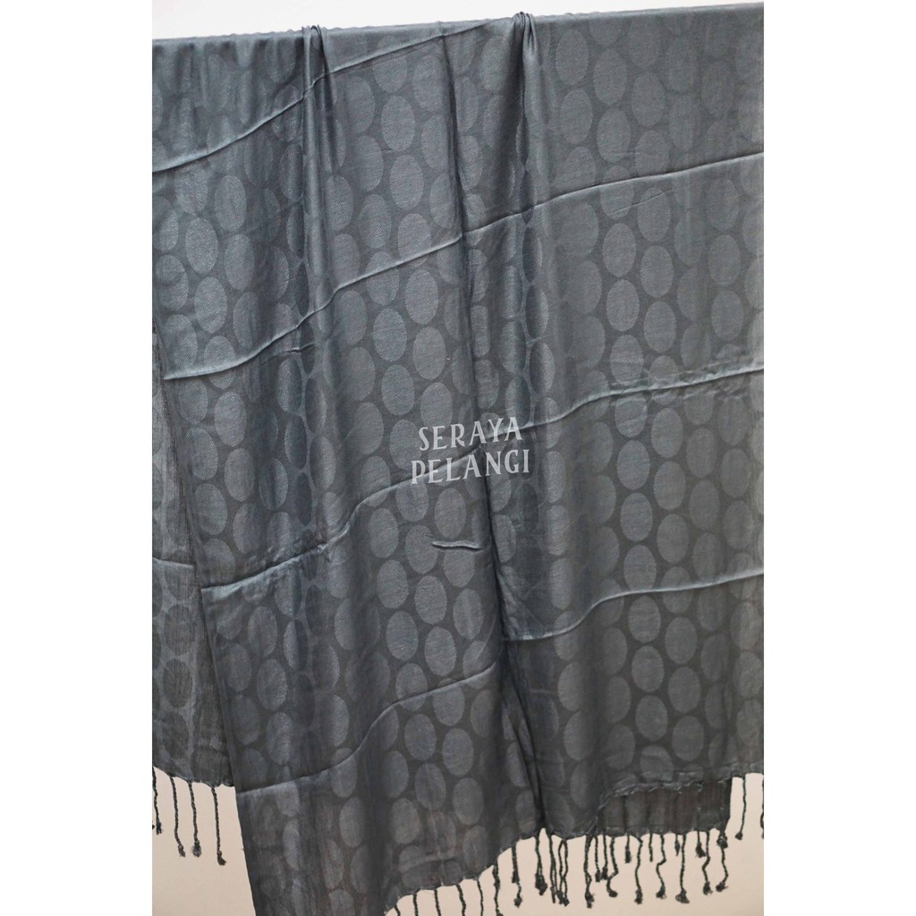 Pashmina Bayangan Motif | Selendang | Scarf | Syal | Shawl | Pasmina | Souvenir | Hadiah | Keong-5