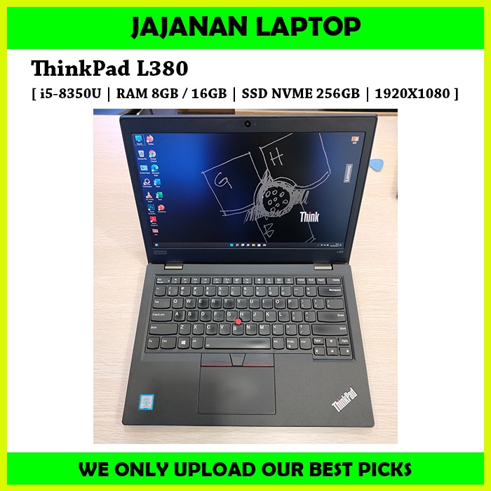 Thinkpad L380 / core i5 gen 8 / ThinkPad L380 / no Thinkpad L480 L390 L490 / Not Thinkpad T480 / Not