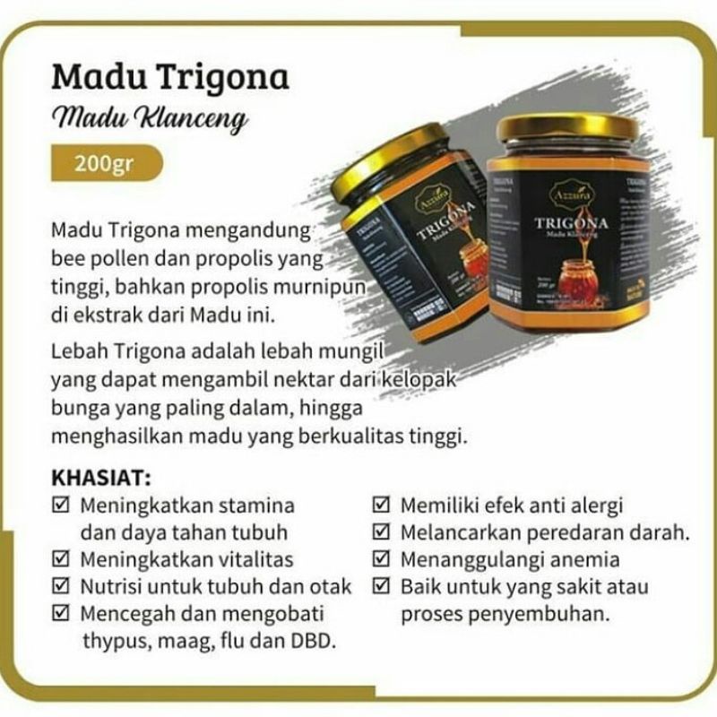 

Madu Trigona Azzura