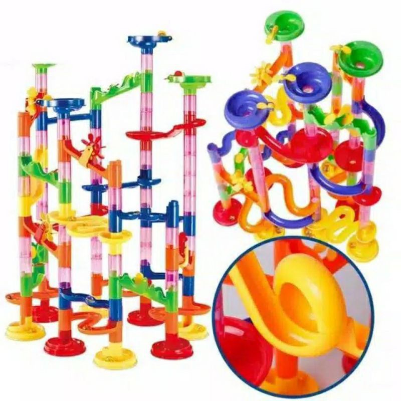 Tma / Marble Run Adventure isi 105pcs / Mainan Rail Bola Pertualang